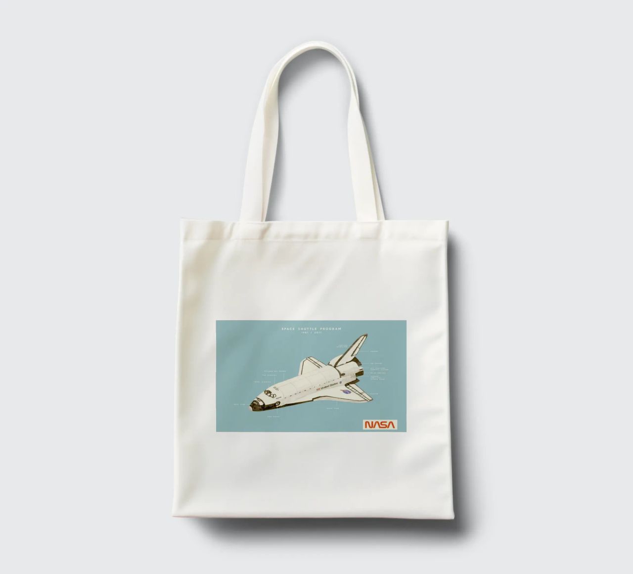 Space Shuttle Program borsa in juta da Florent Bodart