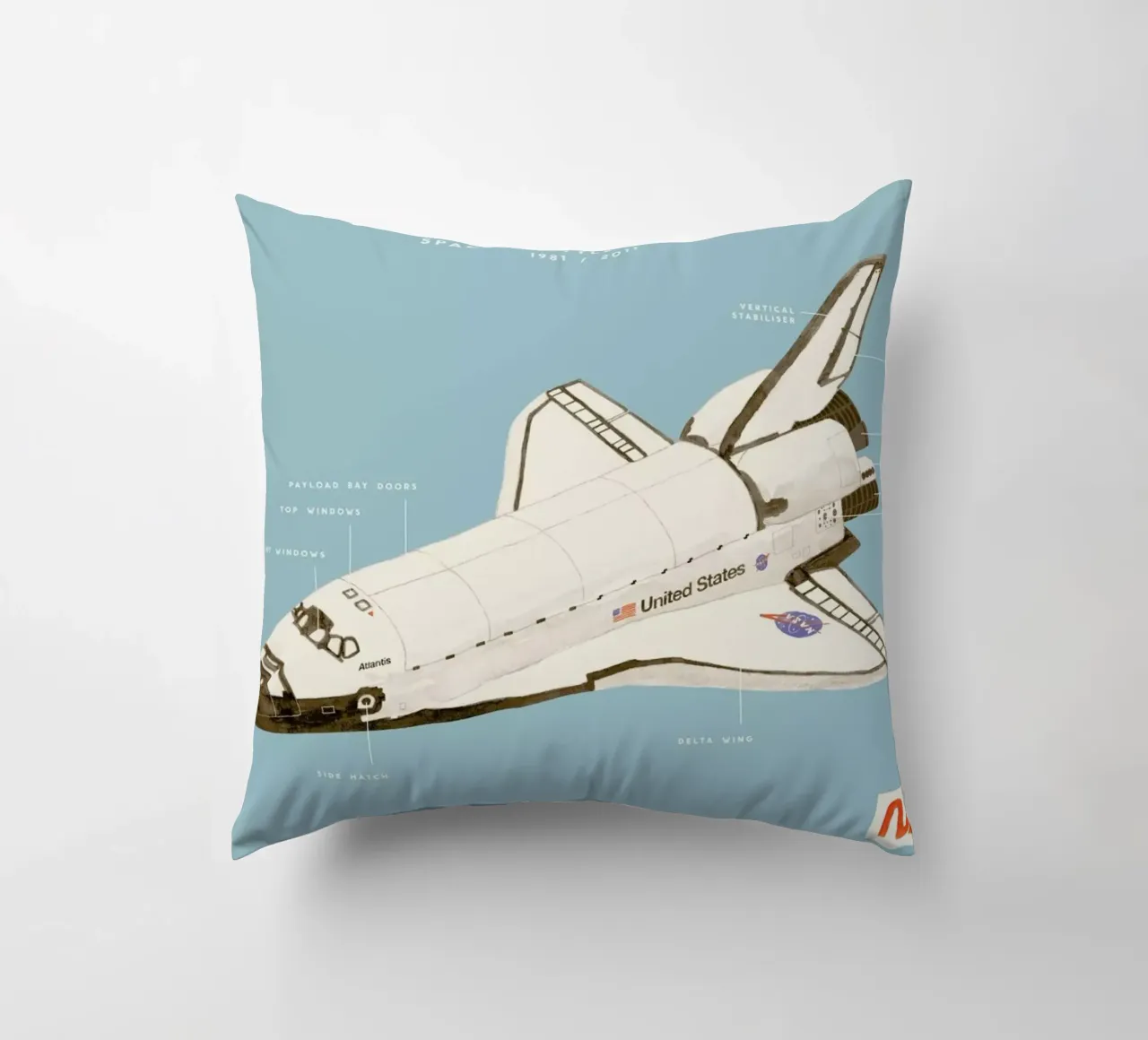Space Shuttle Program cuscino da Florent Bodart