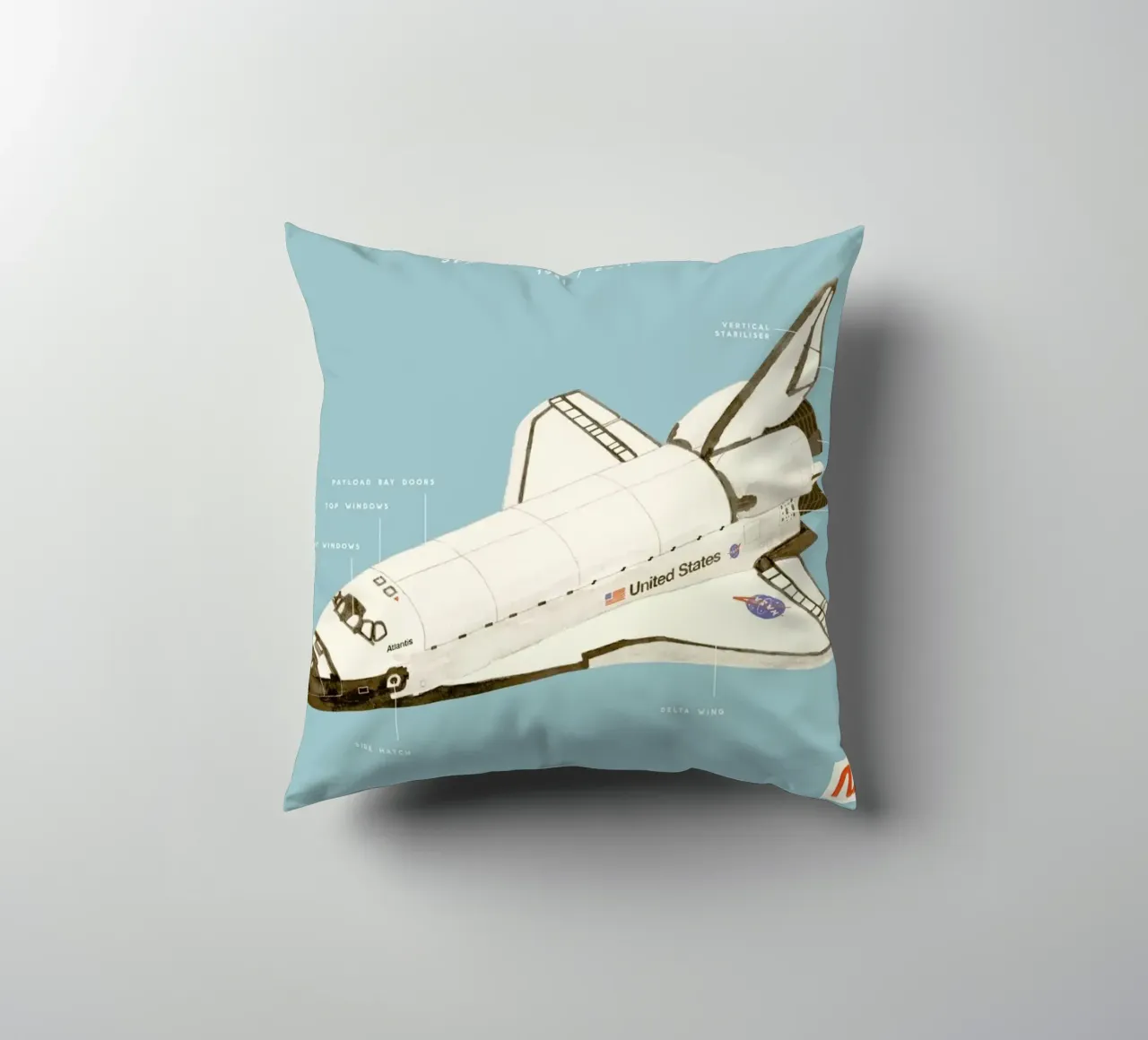 Space Shuttle Program cuscino da Florent Bodart