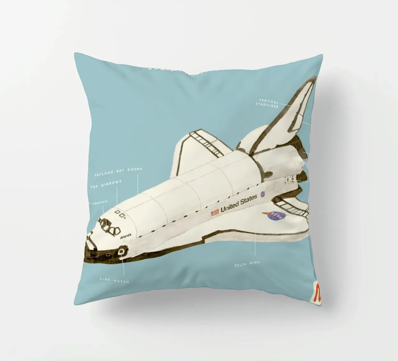 Space Shuttle Program cuscino da Florent Bodart