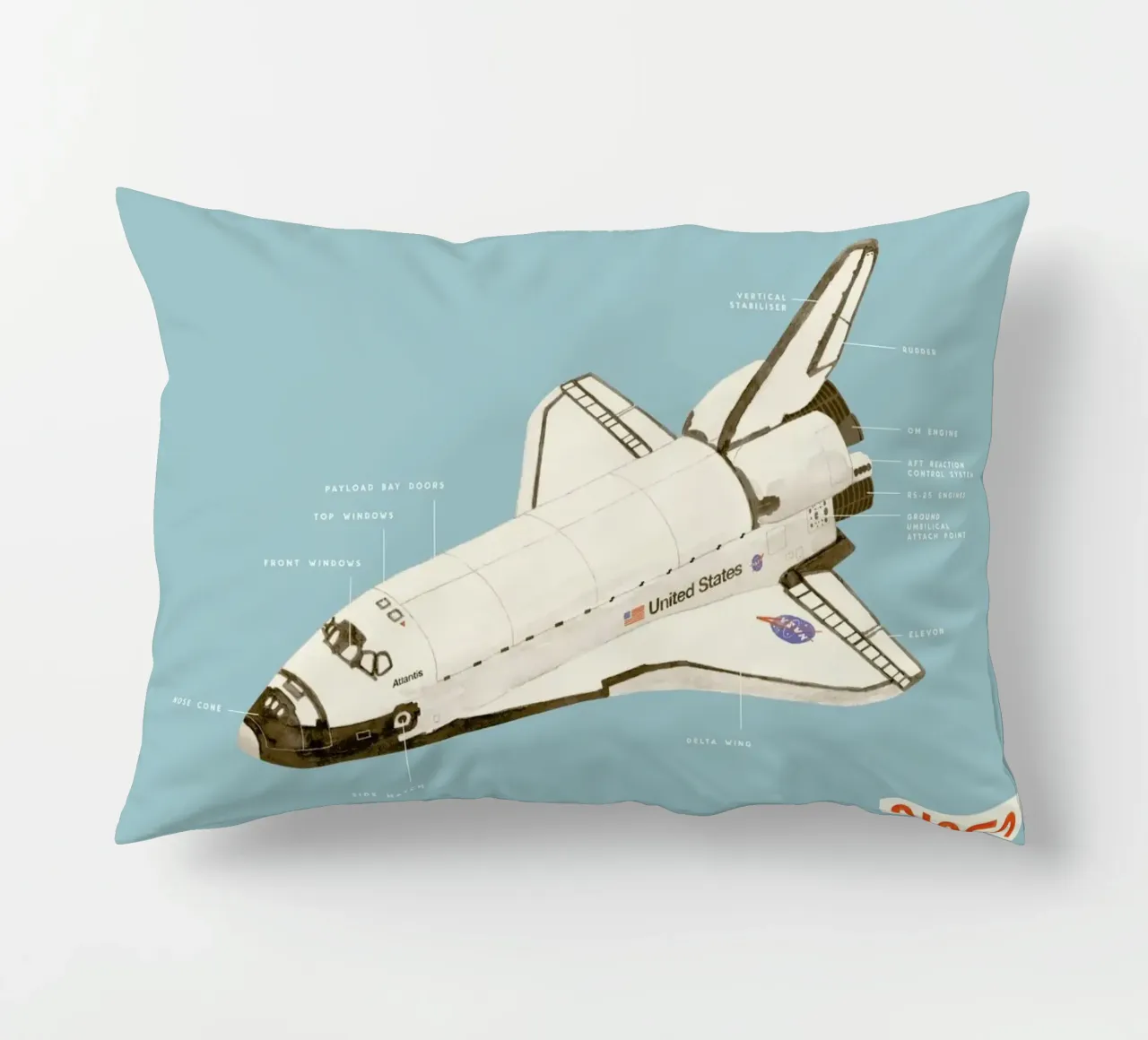 Space Shuttle Program cuscino da Florent Bodart