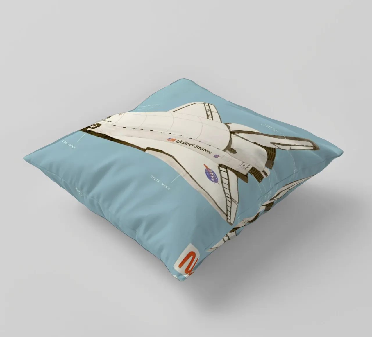 Space Shuttle Program cuscino da Florent Bodart