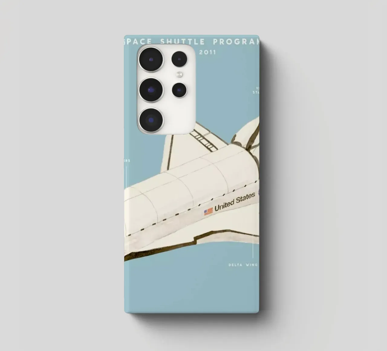 Space Shuttle Program Samsung Hülle von Florent Bodart