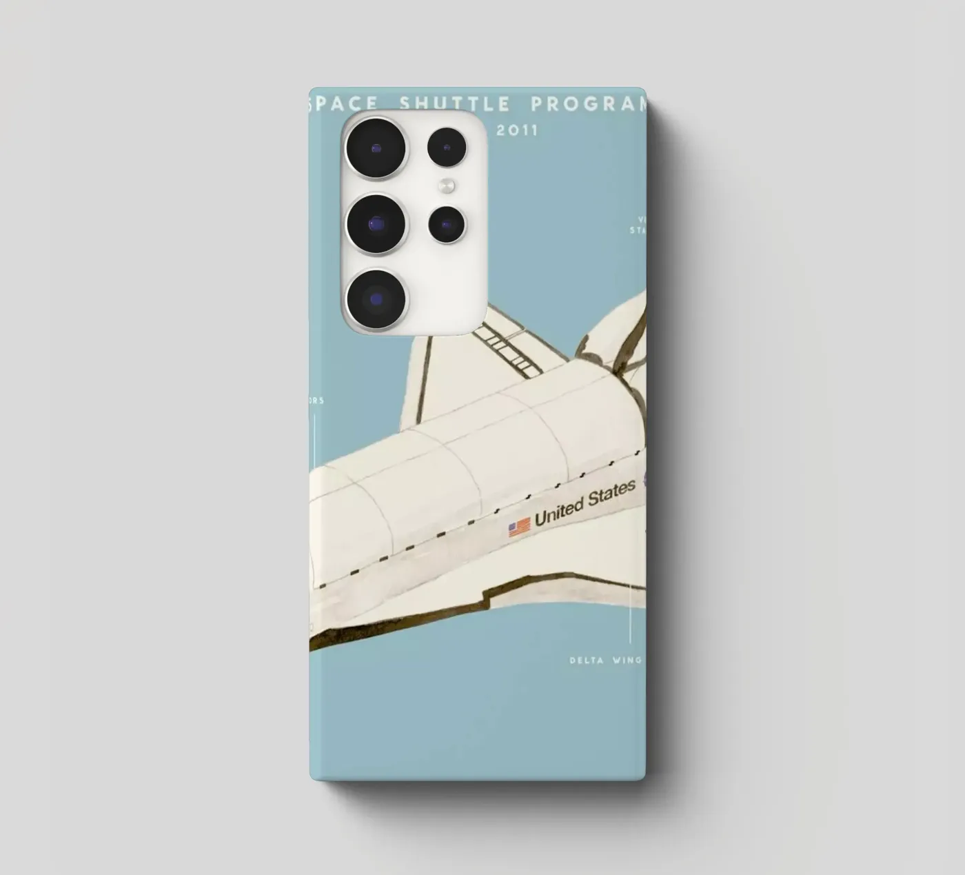 Space Shuttle Program samsung hoesje van Florent Bodart