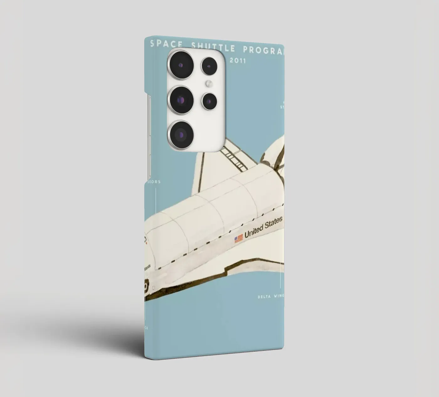 Space Shuttle Program samsung hoesje van Florent Bodart