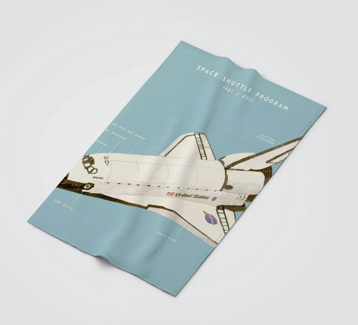 Space Shuttle Program coperta in pile da Florent Bodart