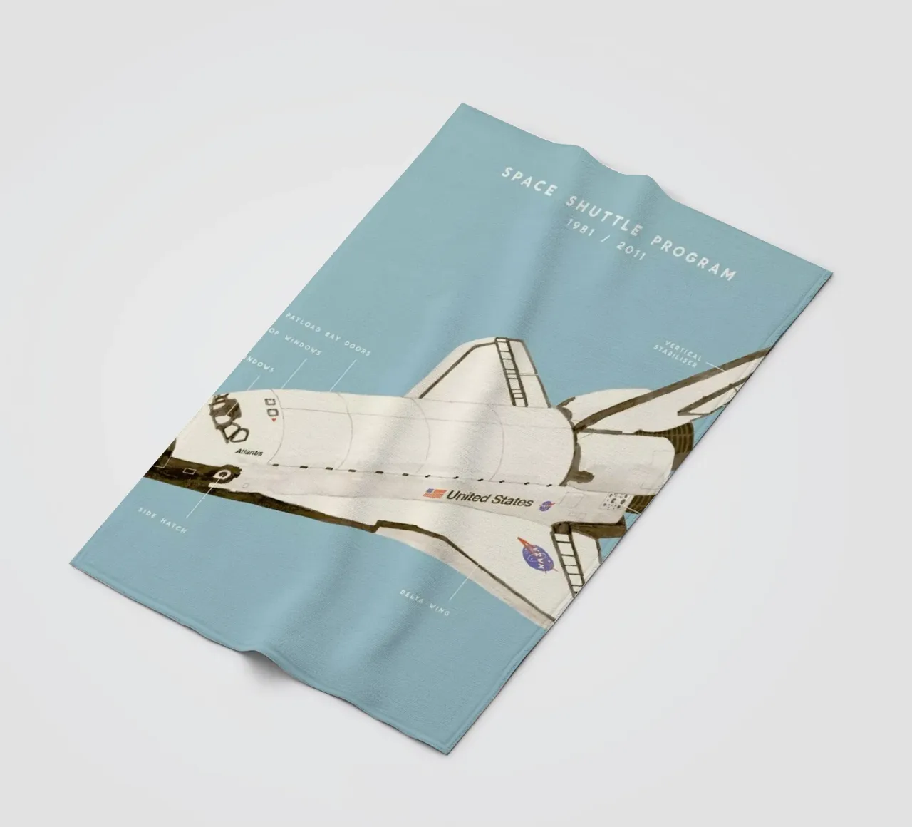 Space Shuttle Program coperta in pile da Florent Bodart