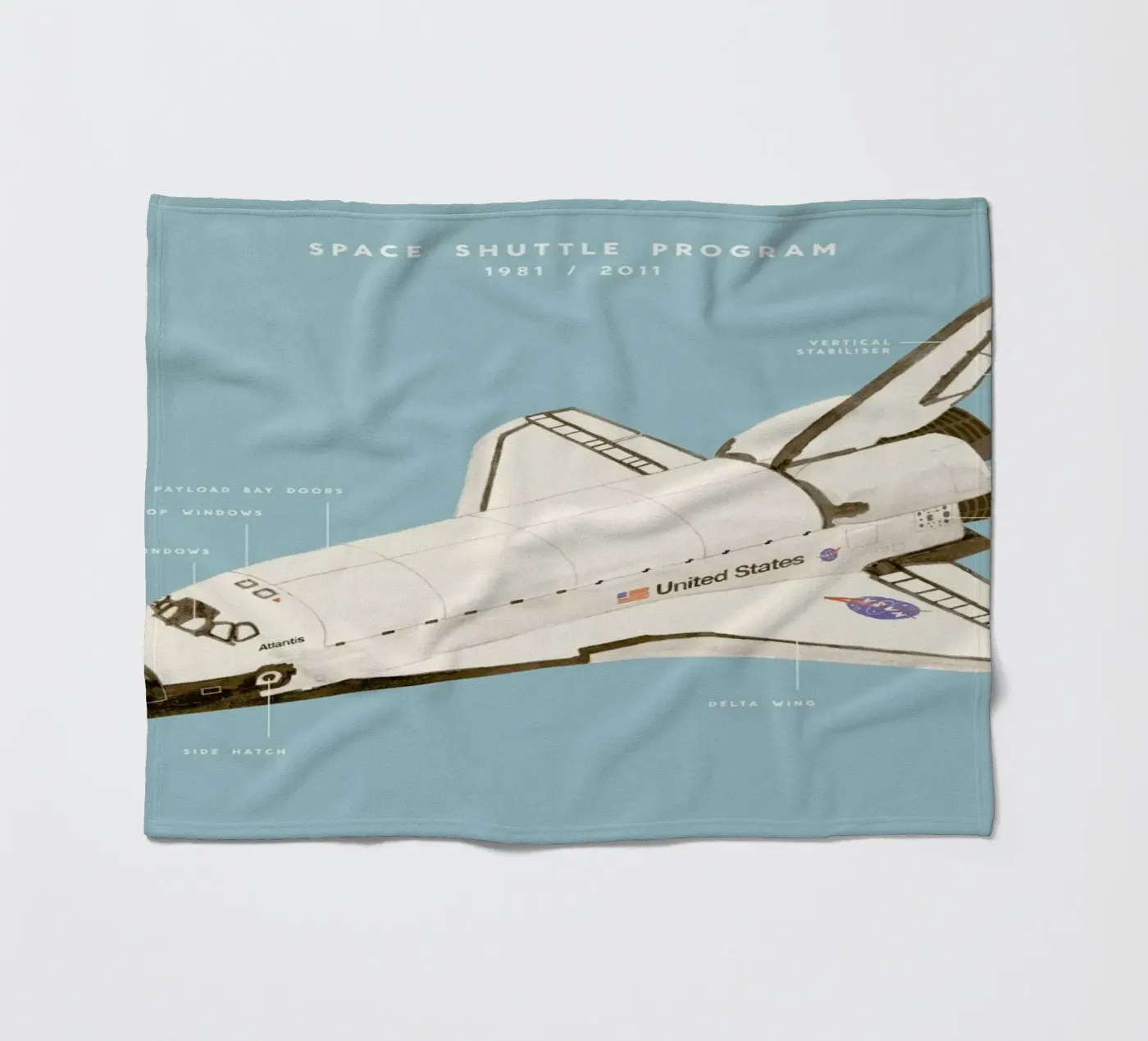 Space Shuttle Program coperta in pile da Florent Bodart