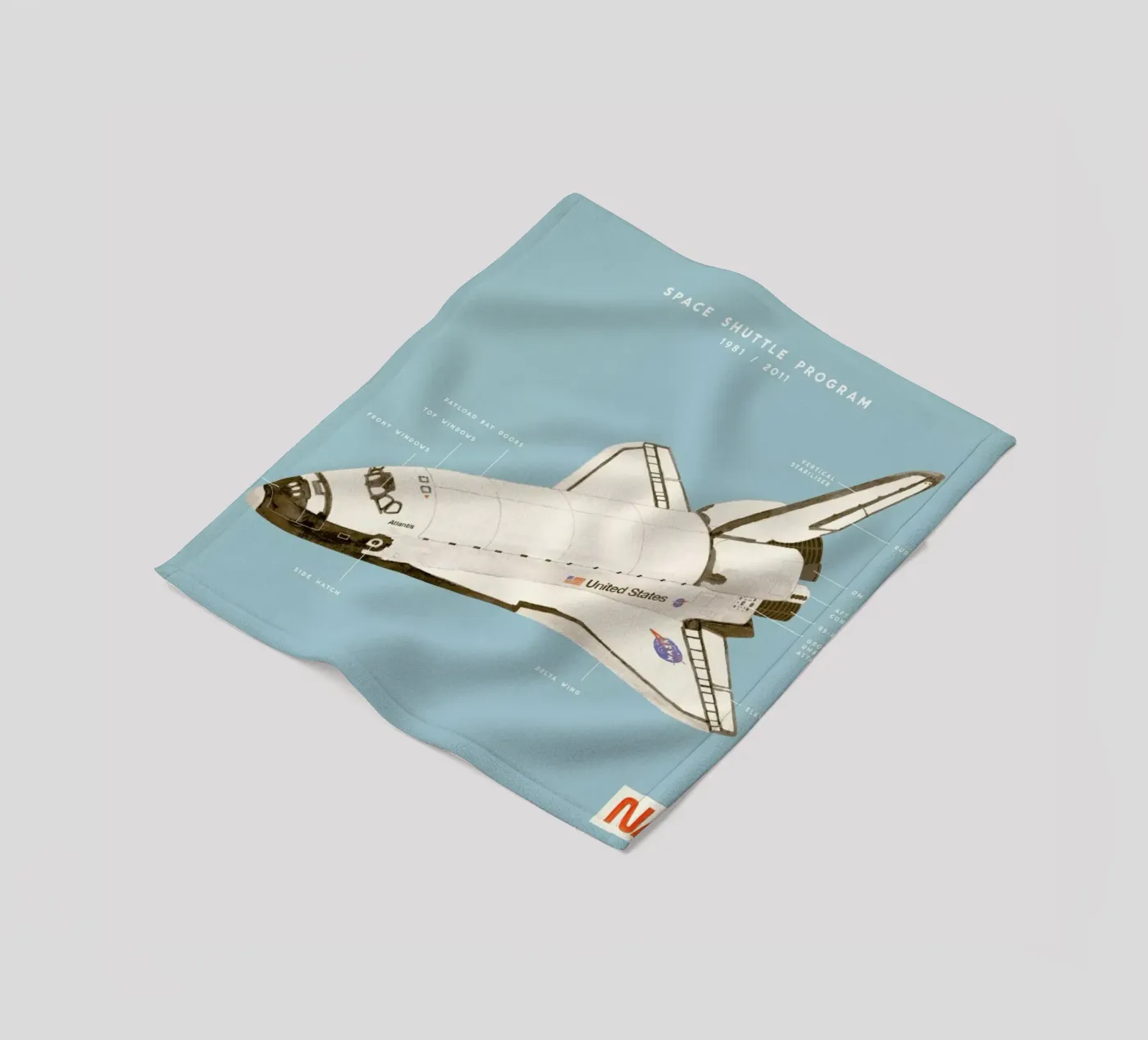 Space Shuttle Program coperta in pile da Florent Bodart