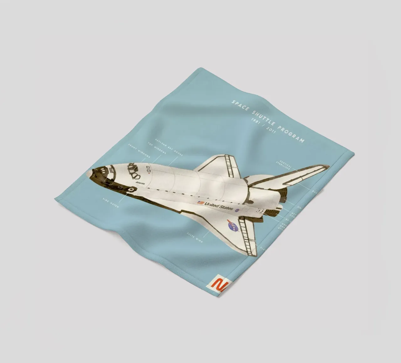 Space Shuttle Program coperta in pile da Florent Bodart