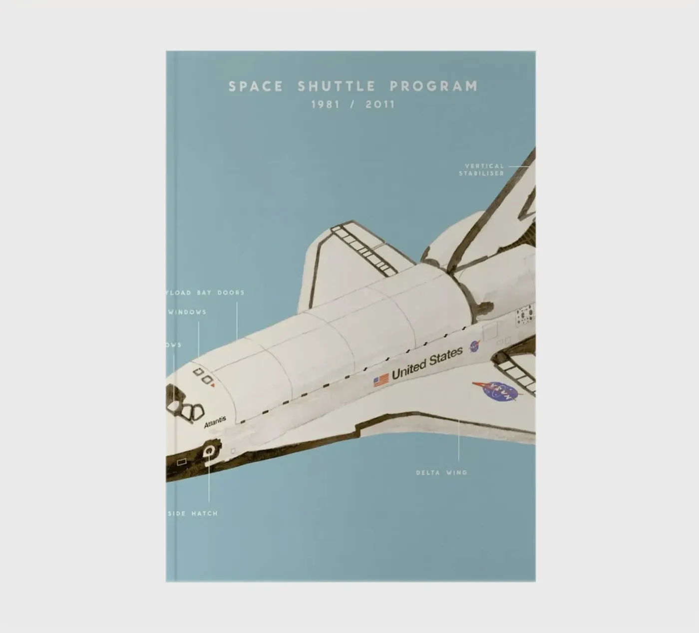 Space Shuttle Program notebook by Florent Bodart