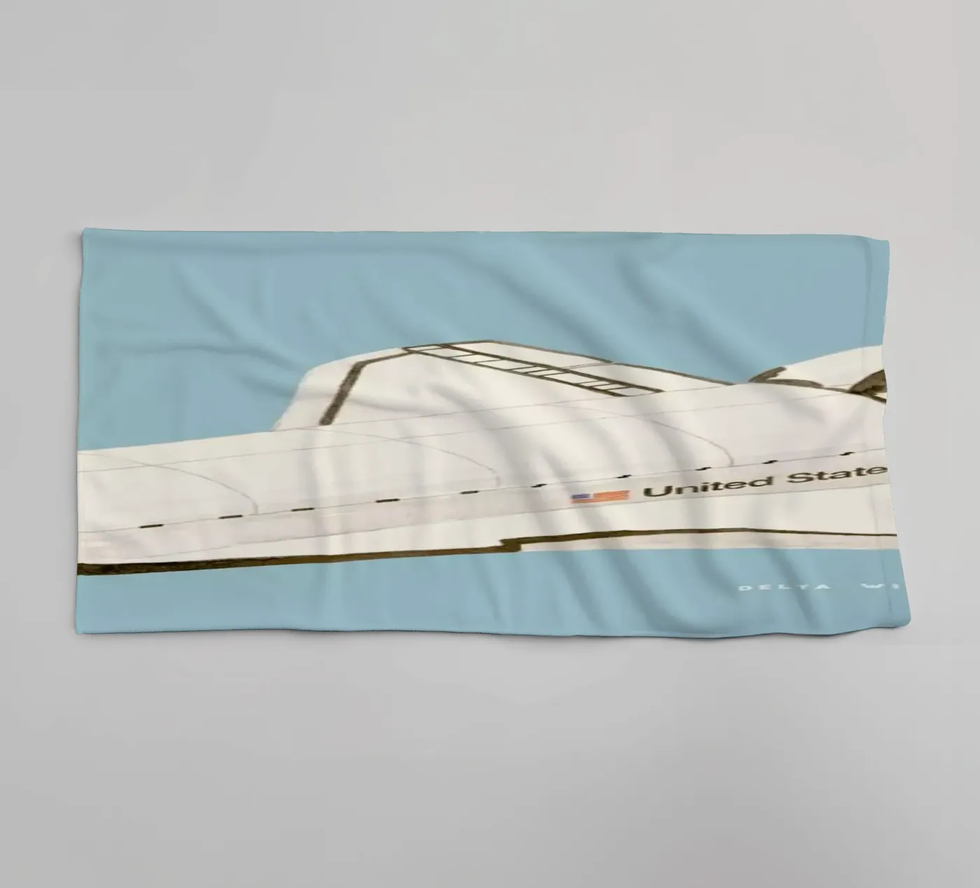 Space Shuttle Program towel by Florent Bodart
