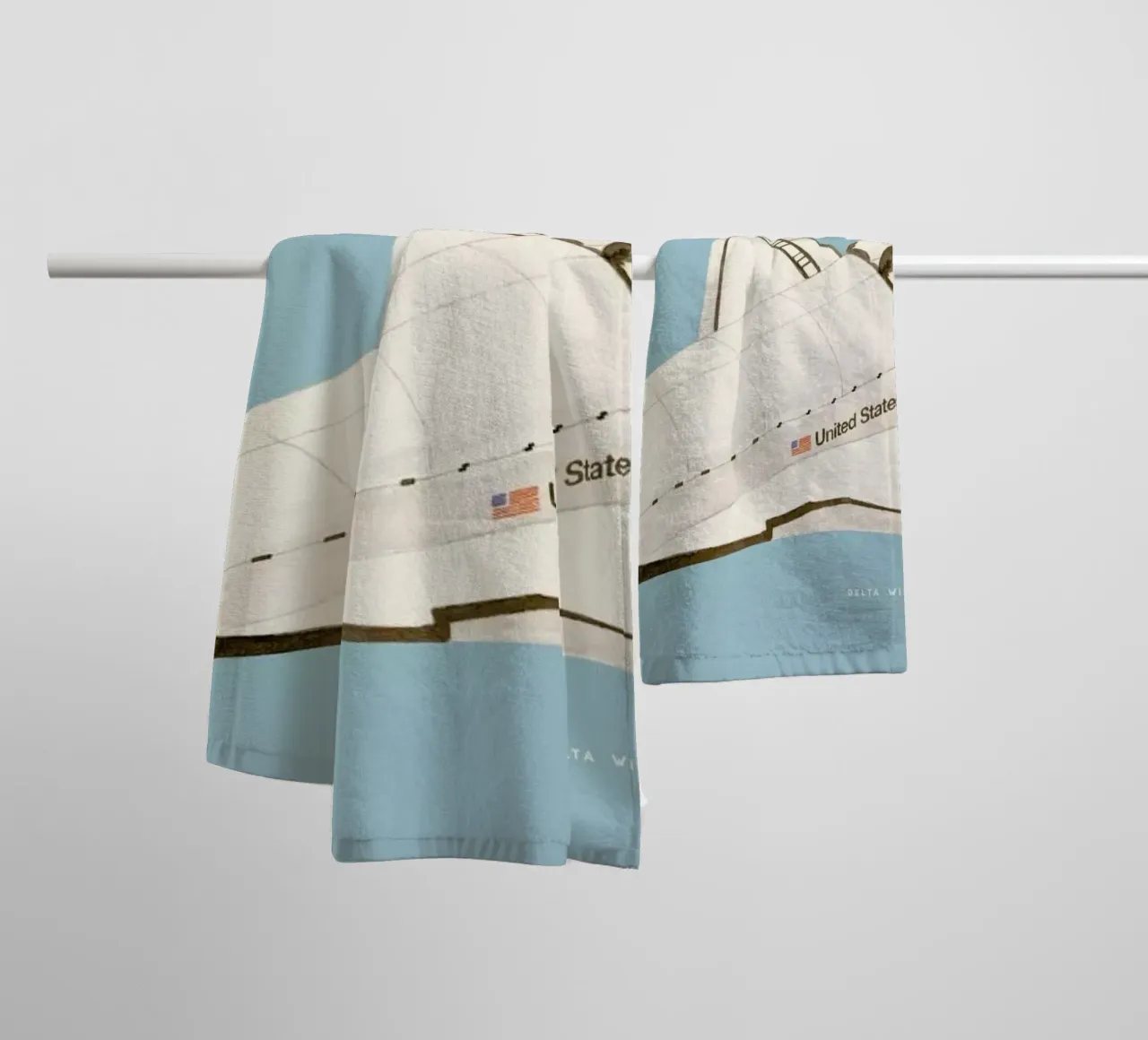 Space Shuttle Program asciugamano da bagno da Florent Bodart