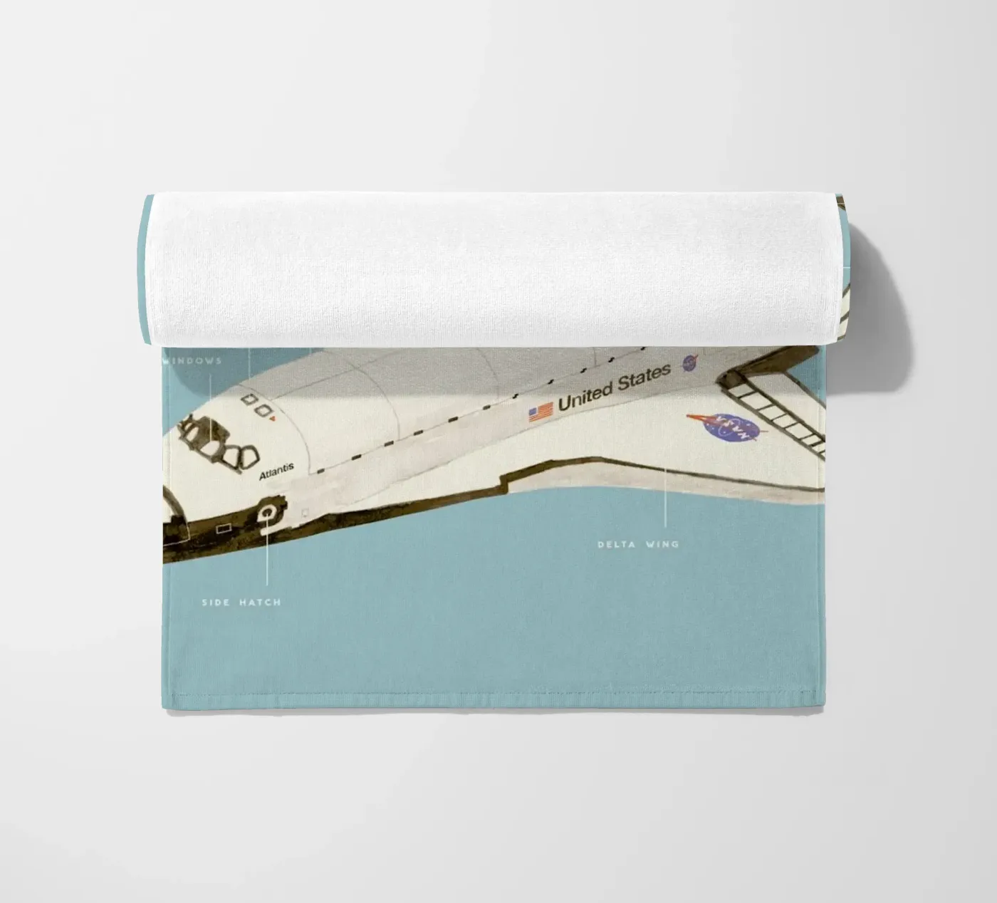 Space Shuttle Program Strandtuch von Florent Bodart