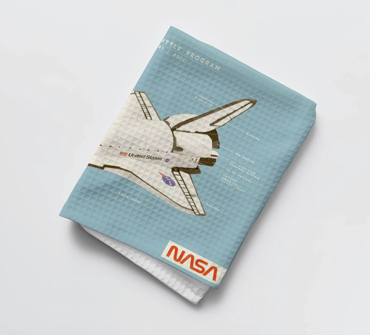 Space Shuttle Program canovaccio da cucina da Florent Bodart