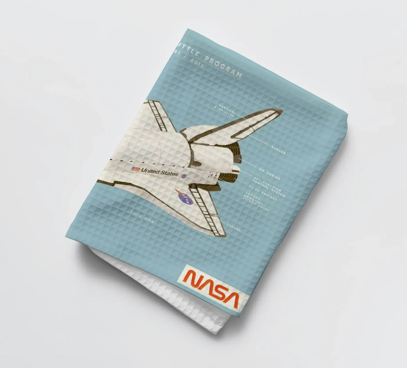 Space Shuttle Program canovaccio da cucina da Florent Bodart