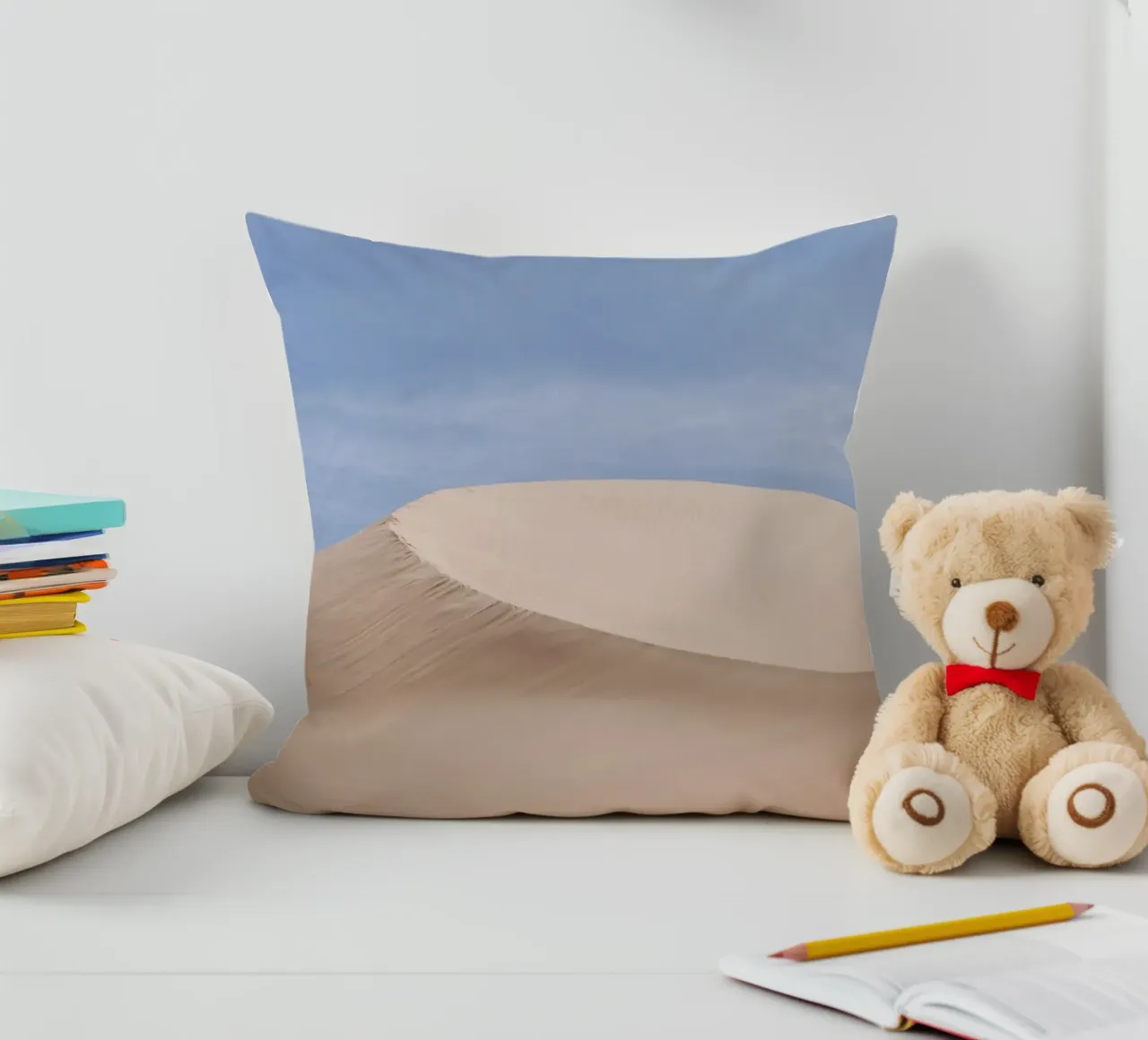 Sand dune in the Sahara I cuscino da photolovers