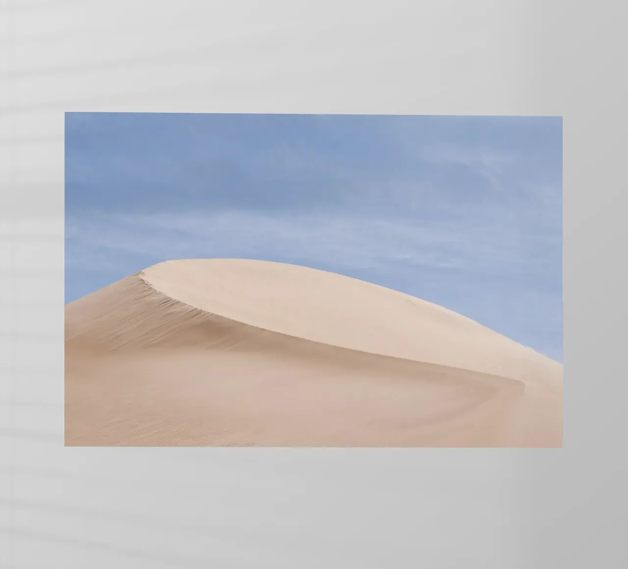 Sand dune in the Sahara I pellicola backlit da photolovers