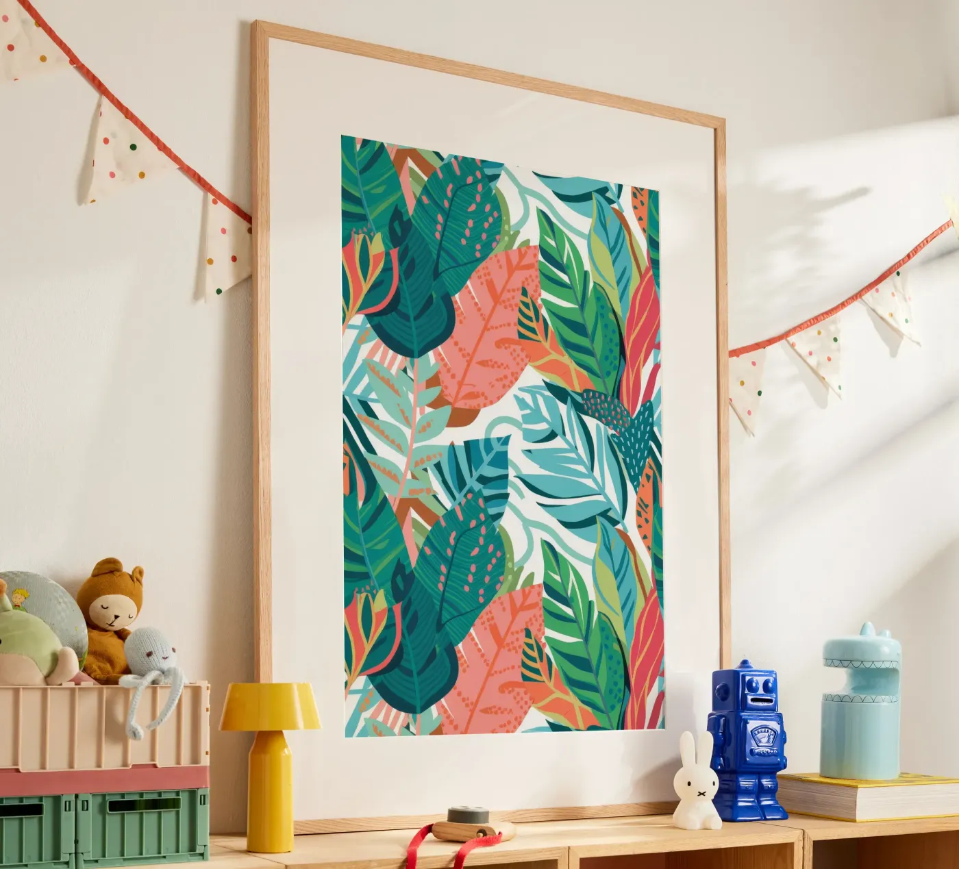 Menta, corallo e tropici poster da Grande Serene