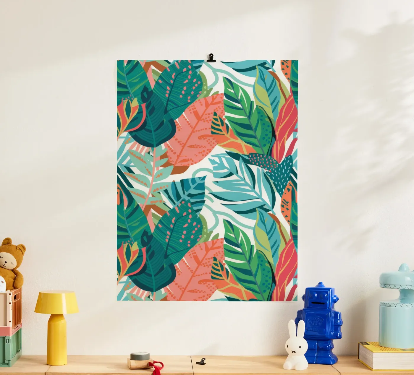 Menta, corallo e tropici poster da Grande Serene