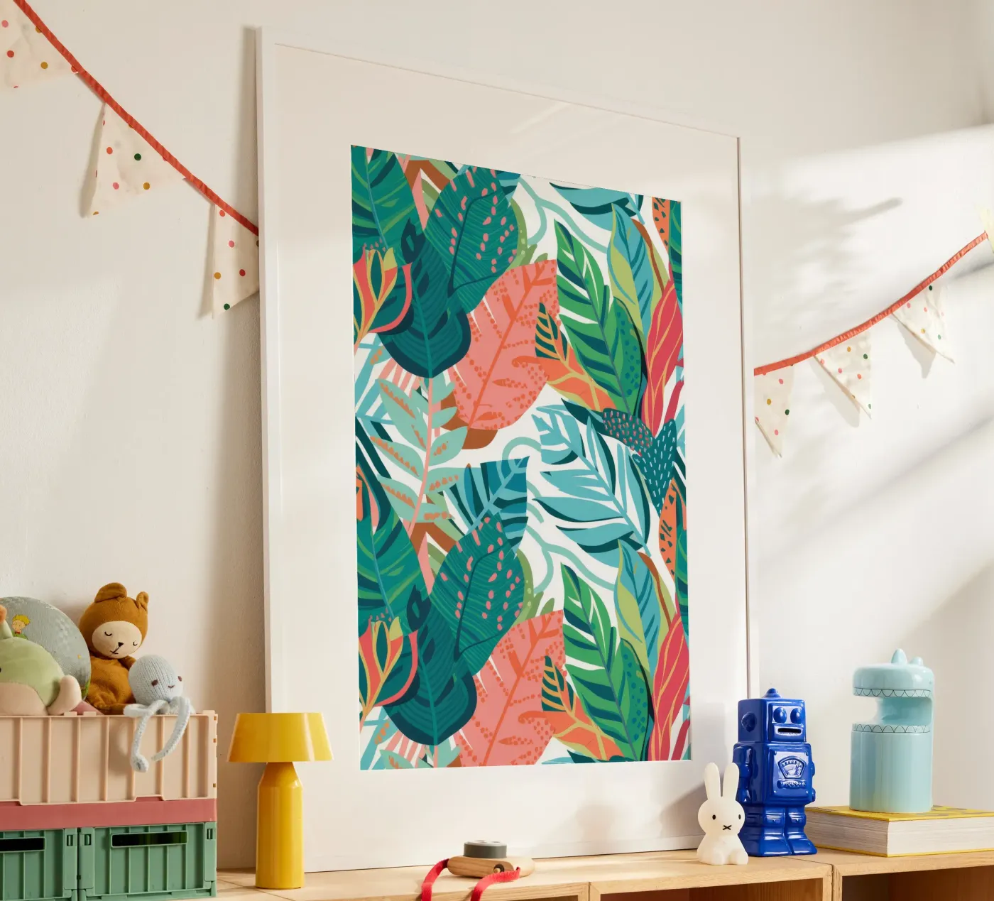 Menta, corallo e tropici poster da Grande Serene