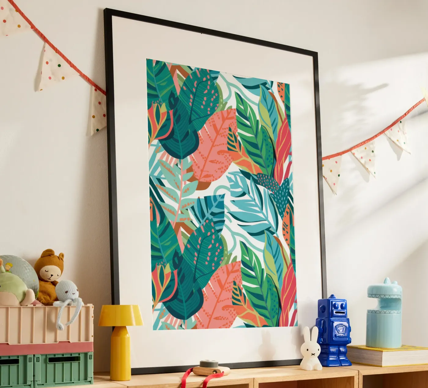 Menta, corallo e tropici poster da Grande Serene