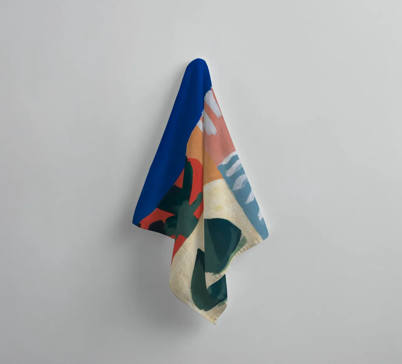 Abstract Winter Flow towel by Lush Essence