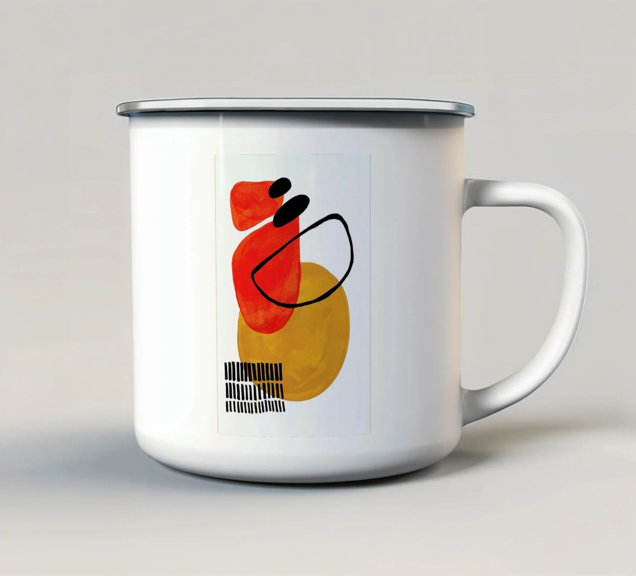Space Age tazza in smalto da EnShape
