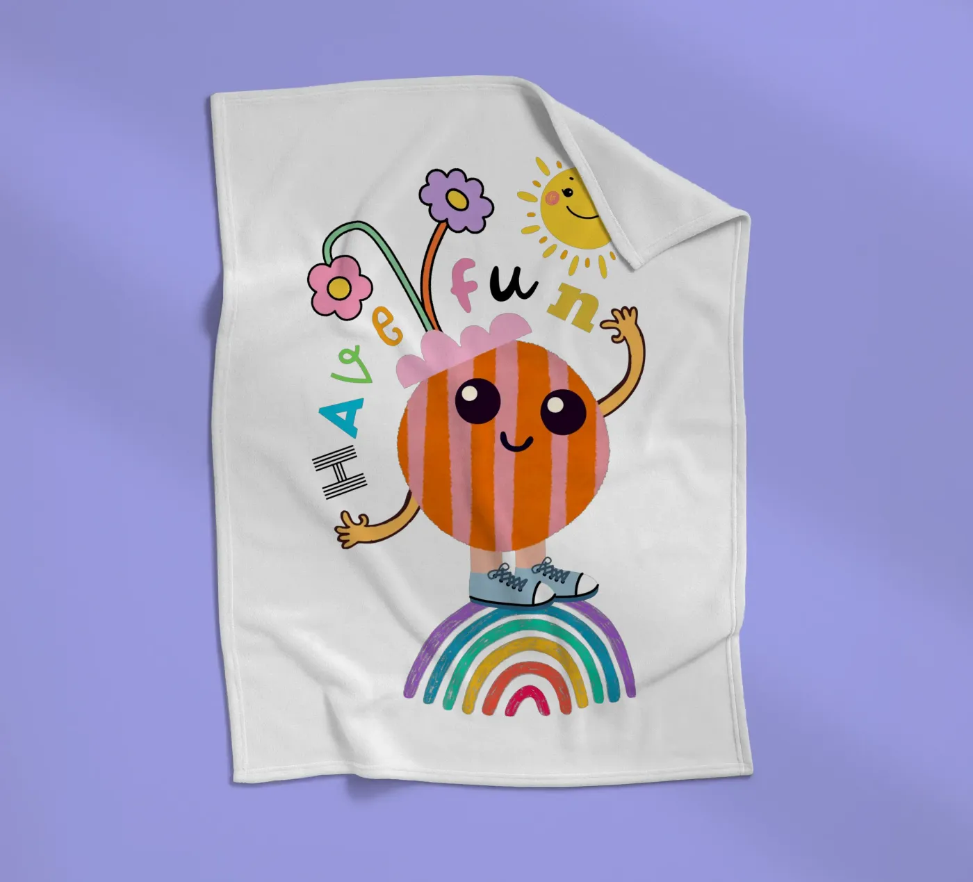 have fun Fleecedecke von fummelhummel