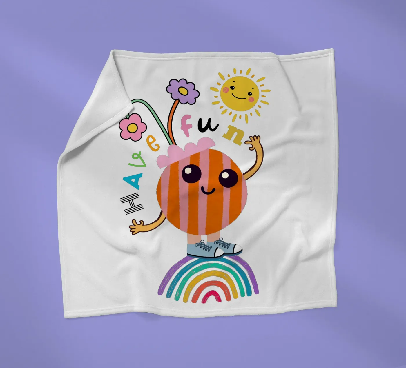 have fun Fleecedecke von fummelhummel