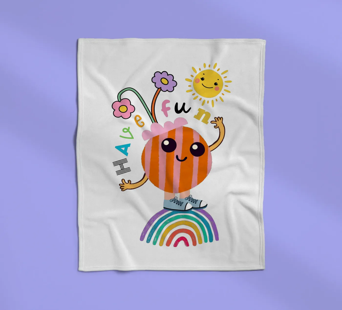 have fun Fleecedecke von fummelhummel