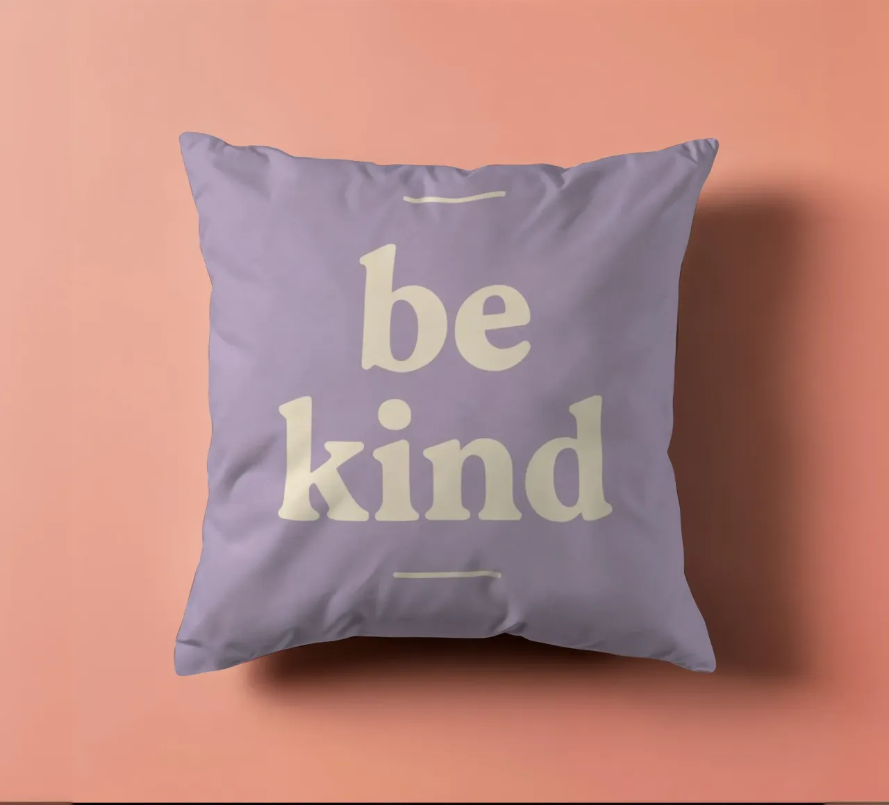 Be Kind (Purple) cuscino da treechild