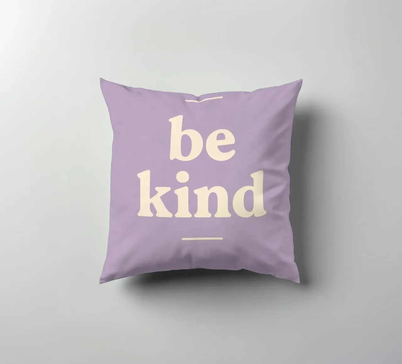 Be Kind (Purple) cuscino da treechild