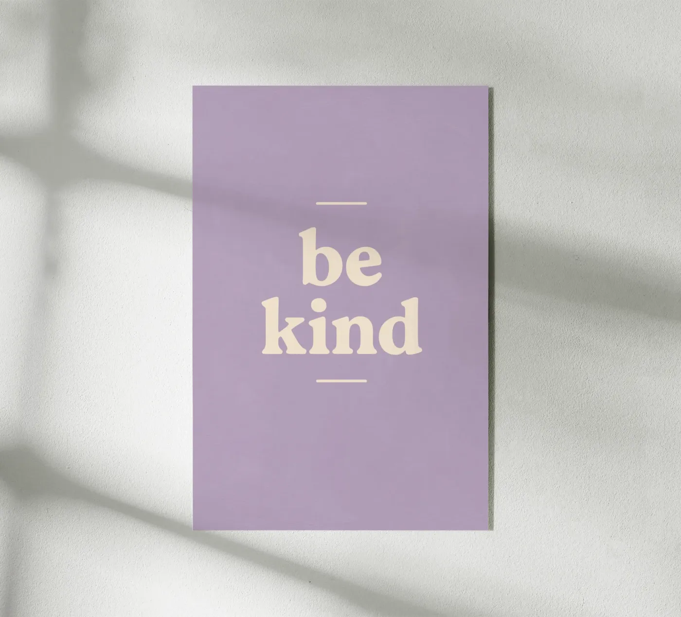 Be Kind (Purple) plexiglass da treechild