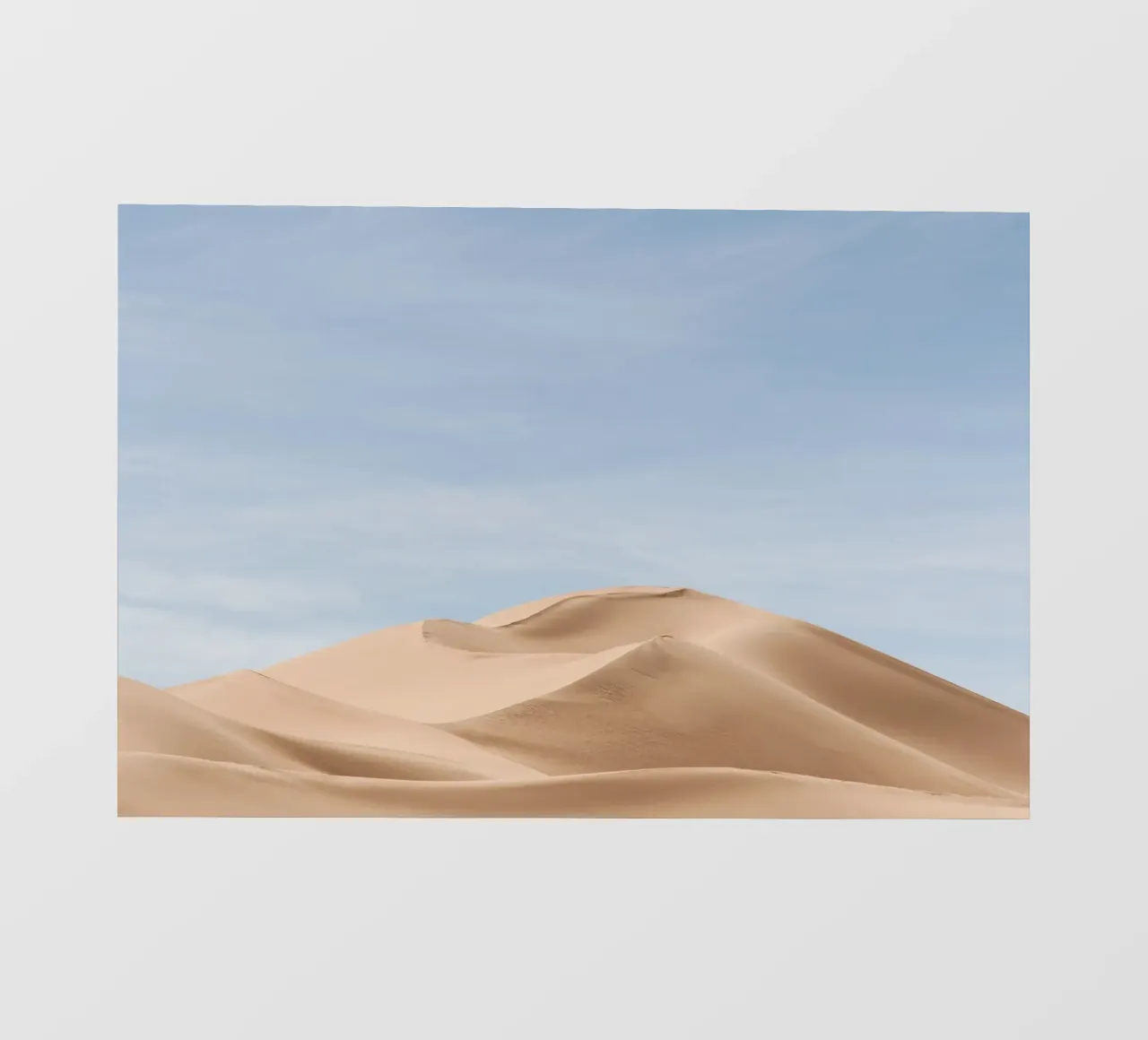 Sand dunes in the Sahara desert pellicola backlit da photolovers