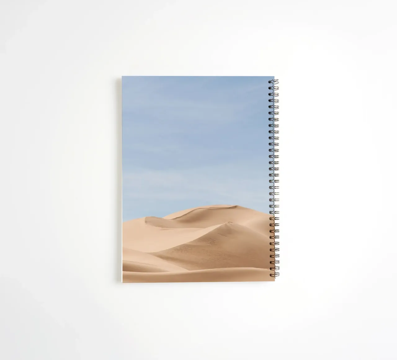Sand dunes in the Sahara desert spiral notebook by photolovers