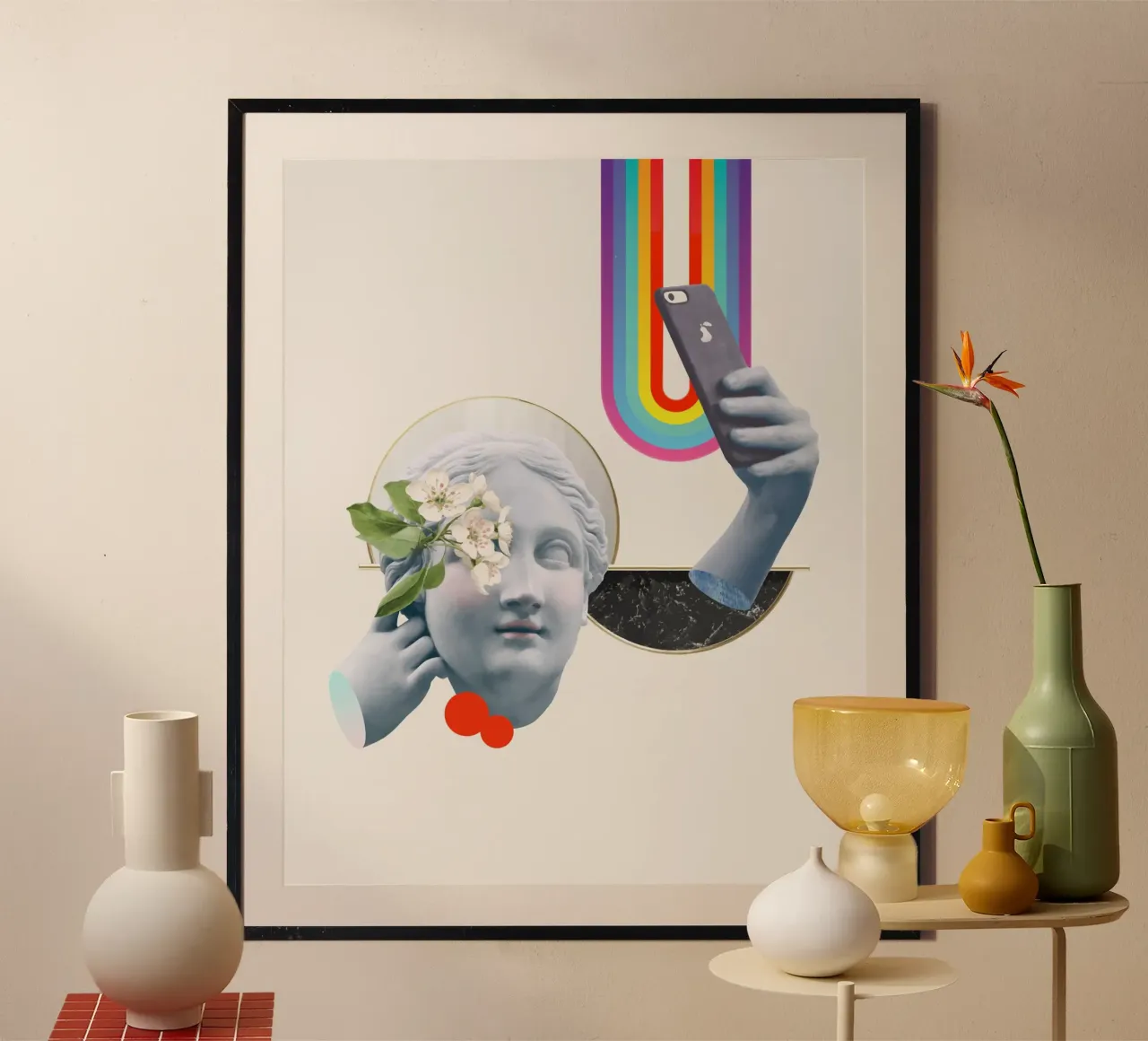 Selfie della dea greca carta hahnemühle da 83oranges