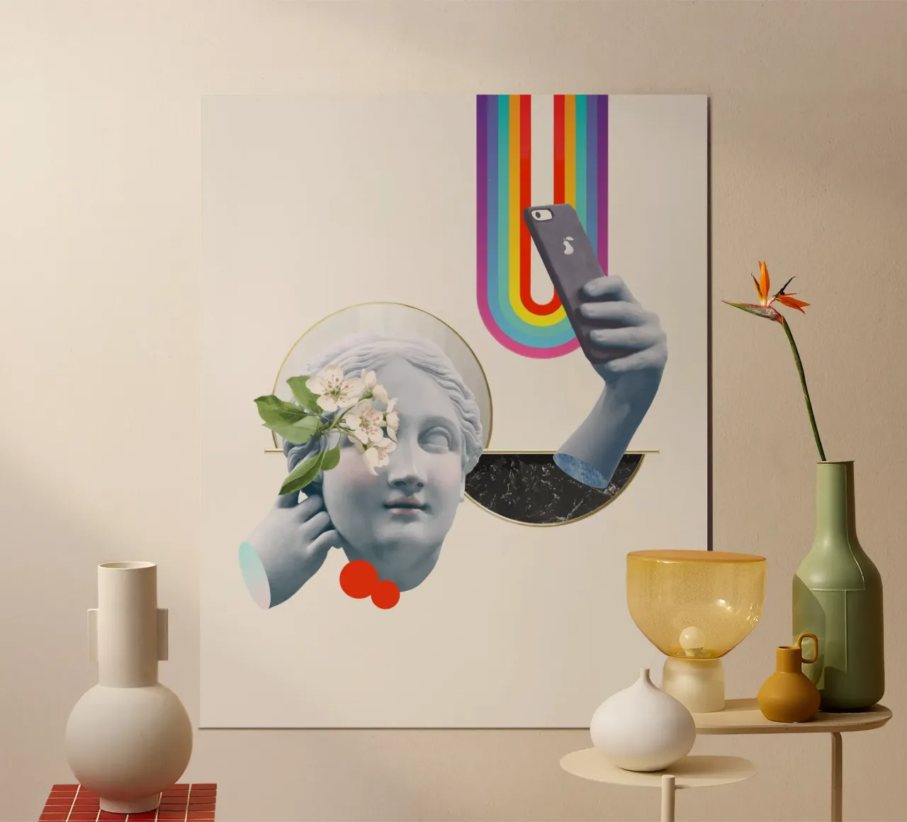 Selfie della dea greca carta hahnemühle da 83oranges