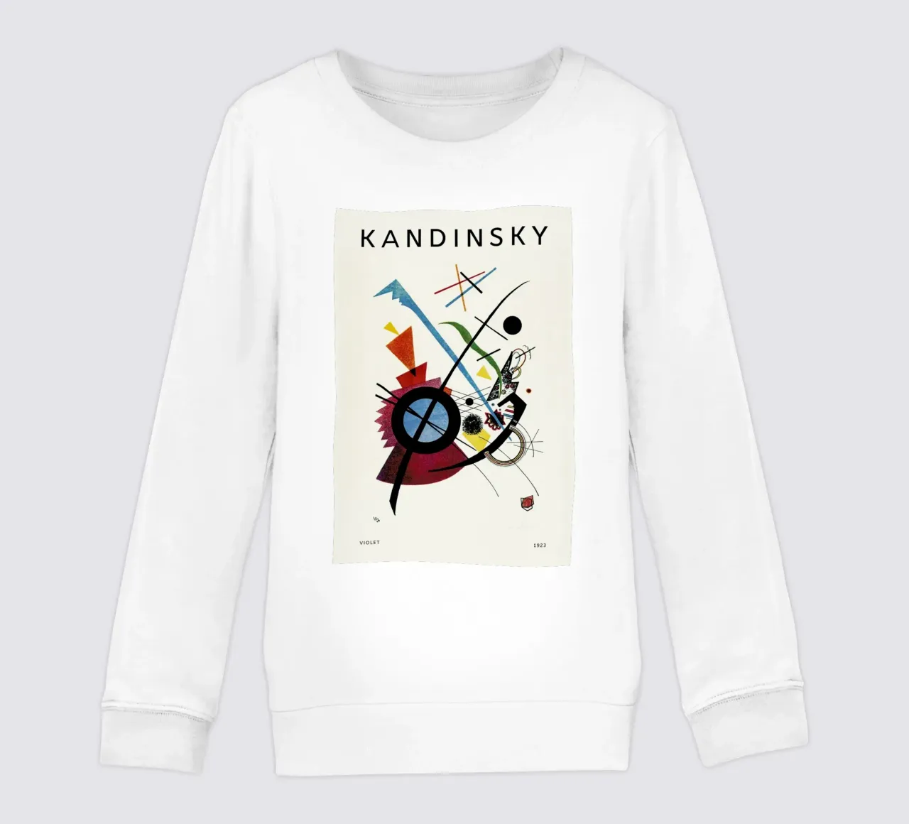 Kandinsky - Violet felpa bambino da Vintage by JUNIQE
