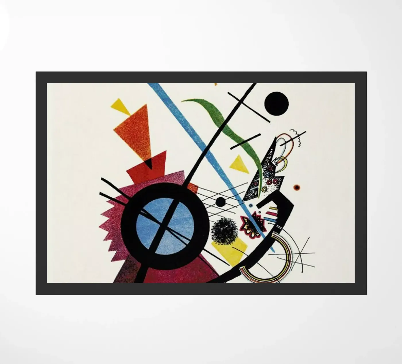 Kandinsky - Violet doormat by Vintage by JUNIQE