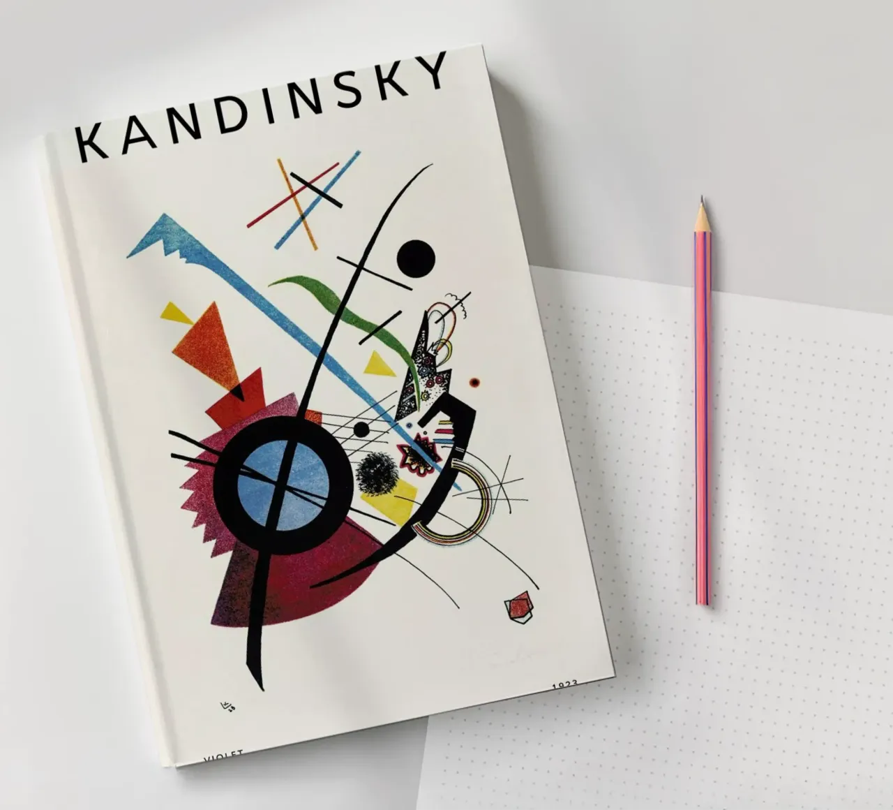 Kandinsky - Violet notebook by Vintage by JUNIQE
