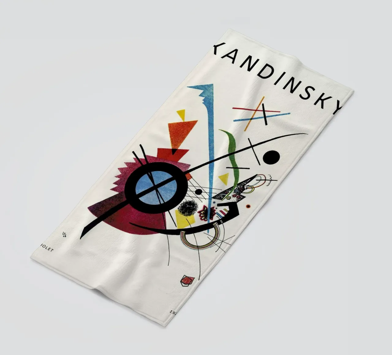 Kandinsky - Violet telo mare da Vintage by JUNIQE