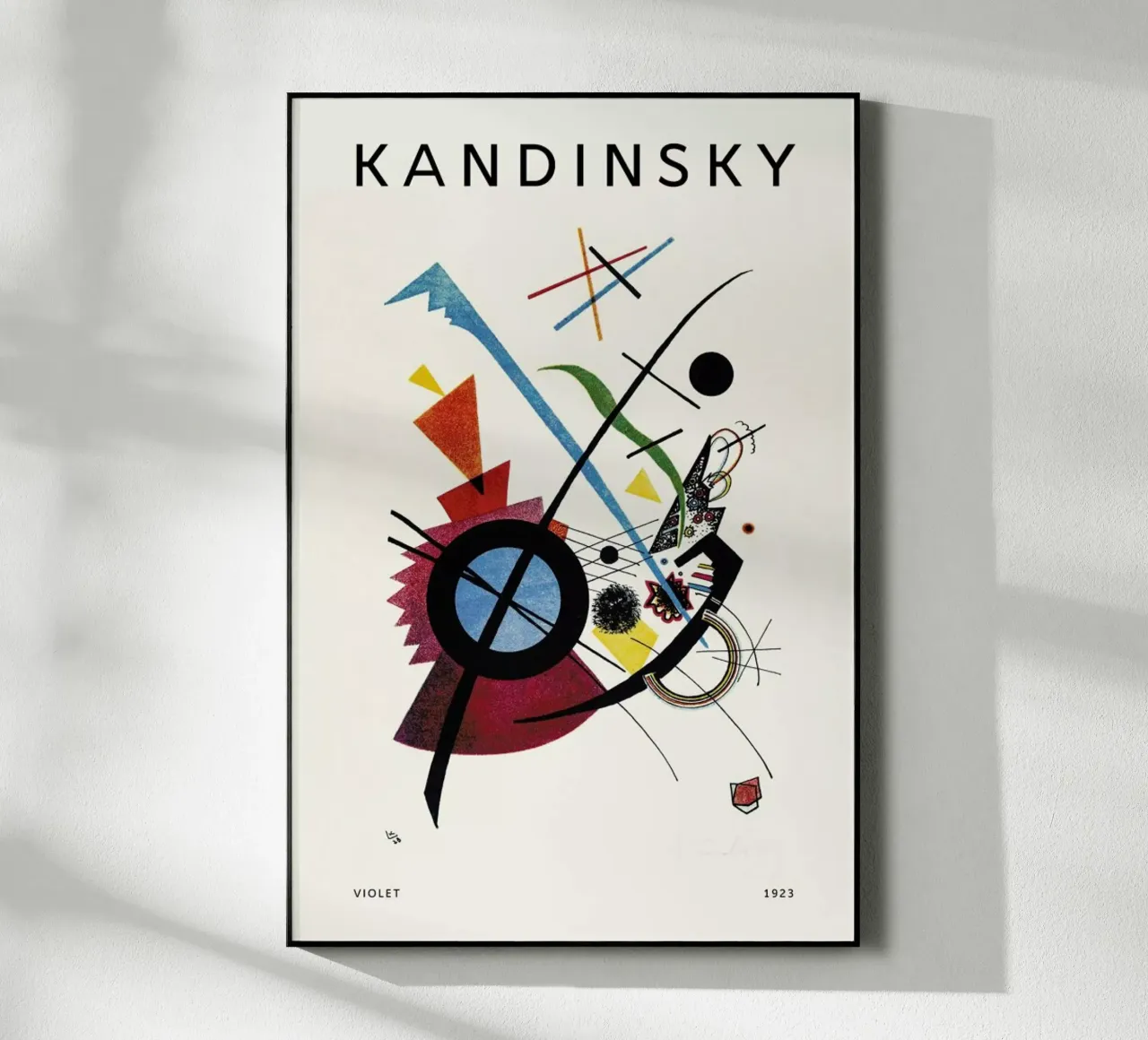 Kandinsky - Violet plexiglass da Vintage by JUNIQE