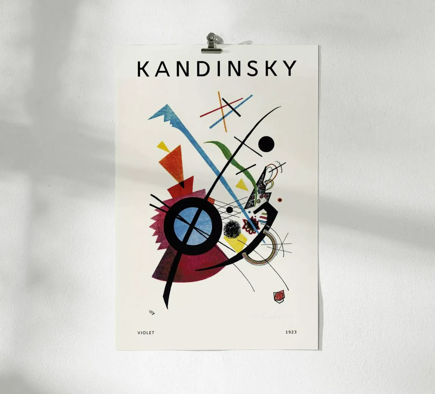Kandinsky - Violet poster by Vintage by JUNIQE