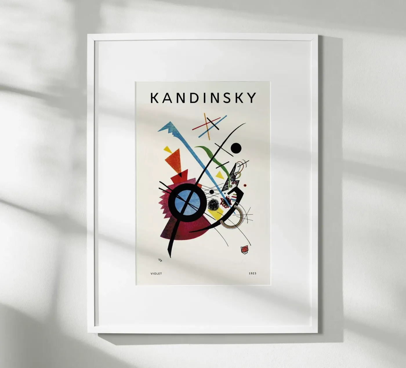 Kandinsky - Violet poster by Vintage by JUNIQE