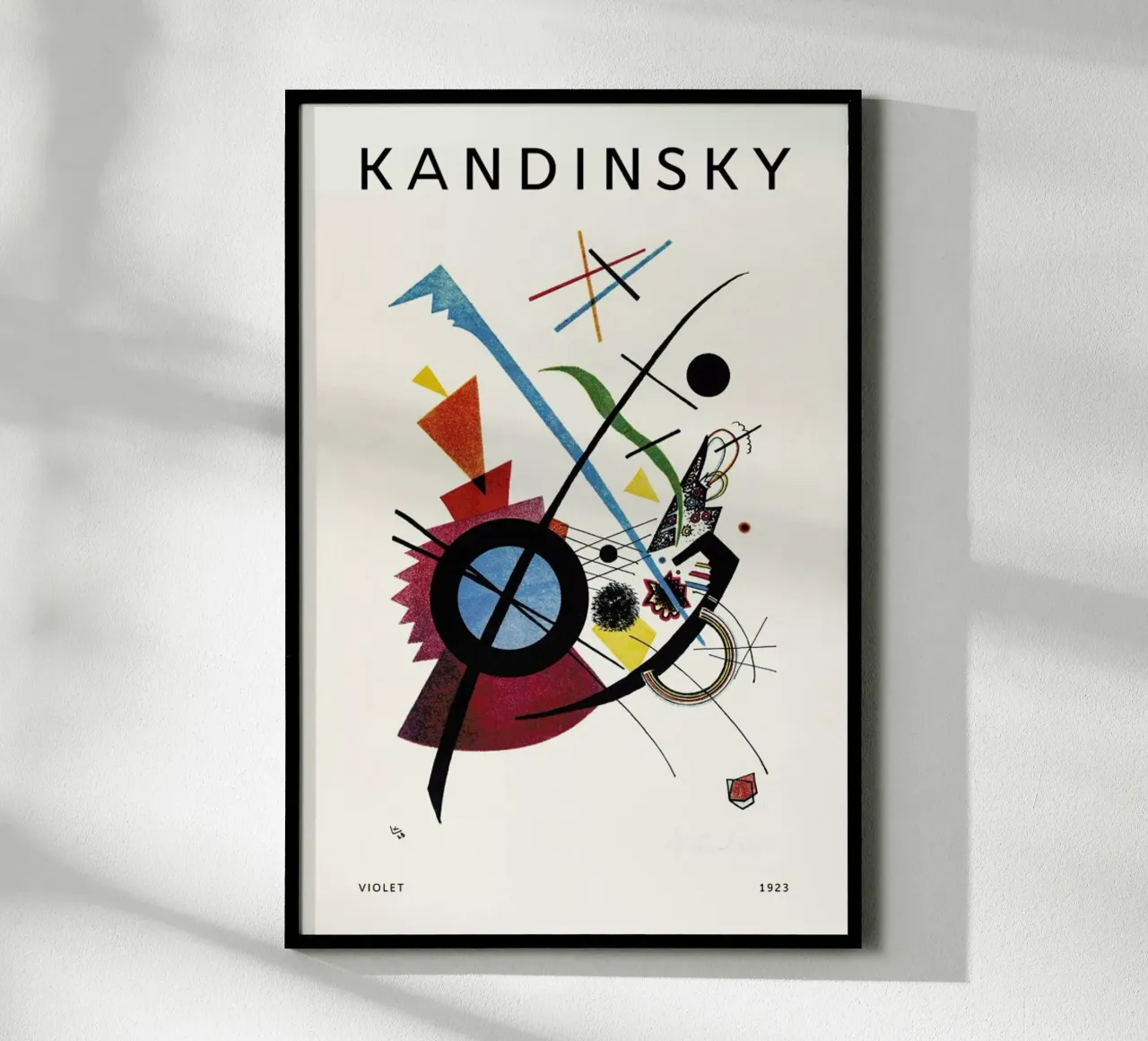 Kandinsky - Violet carta hahnemühle da Vintage by JUNIQE