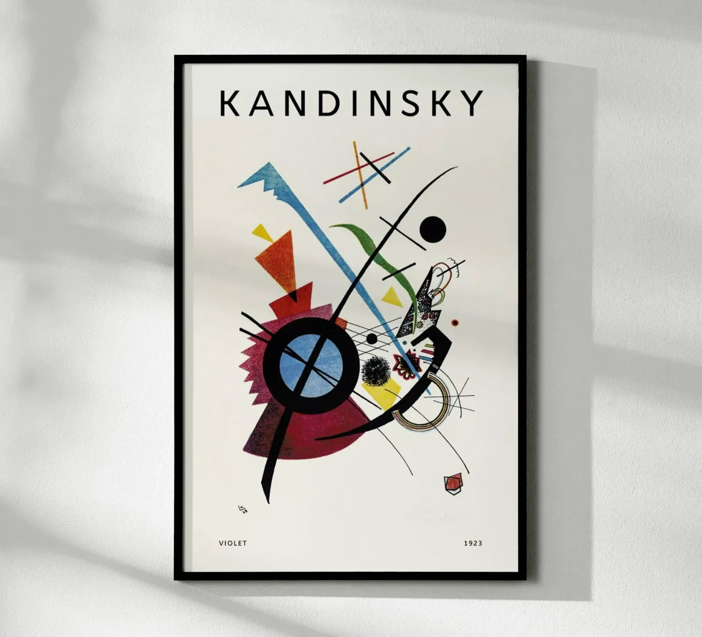 Kandinsky - Violet poster by Vintage by JUNIQE