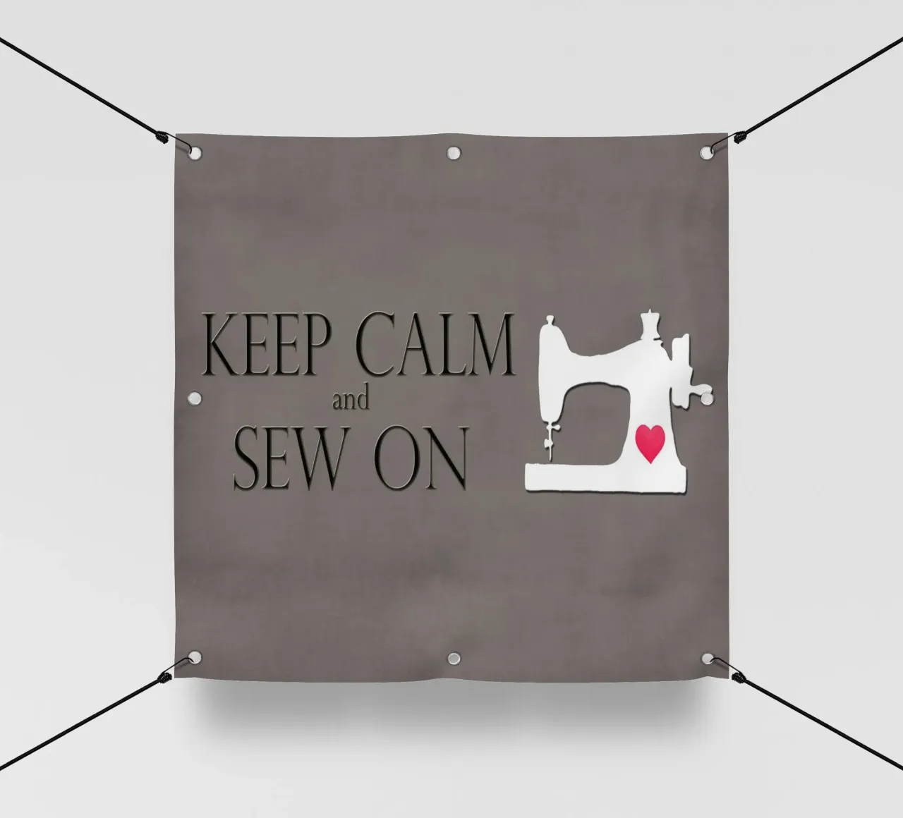 Keep calm and sew on telo in pvc da anna-liebt