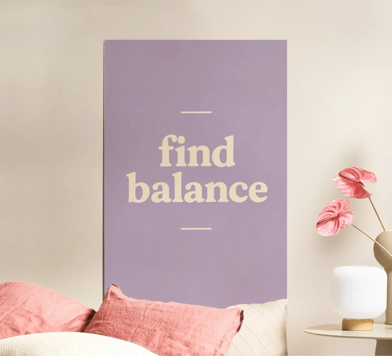 Find Balance (Purple) poster da treechild