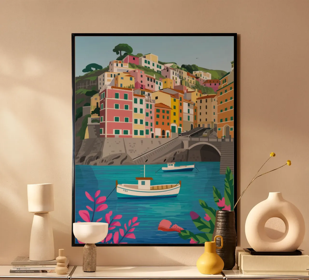 Cinque Terre Mare carta hahnemühle da Paez Harmony